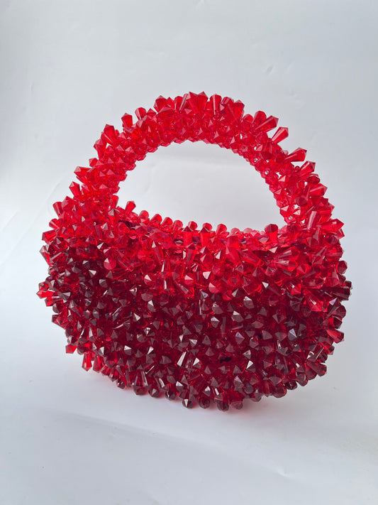 The Sunset spiky bag(red velvet)